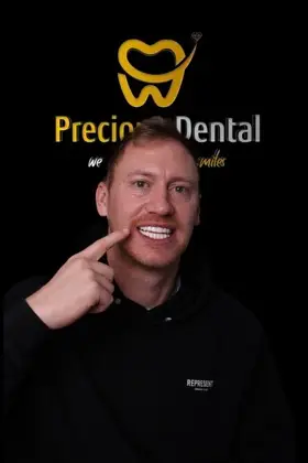 Precious Dental patient after treatment