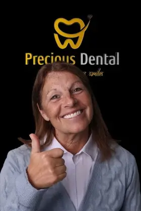 Precious Dental patient after treatment