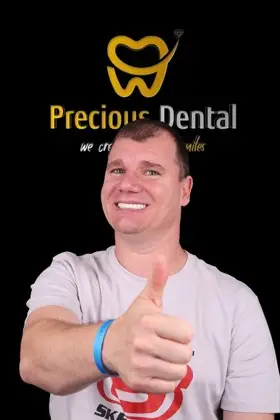 Precious Dental patient after treatment